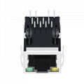 SI-50158-F Single Port RJ45 Keystone Jack with Magnetics