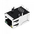 SI-50158-F Single Port RJ45 Keystone Jack with Magnetics