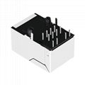 SI-50246-F 10/100 Base-T Single Port RJ45 LED Connector