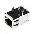 47F-1205GYD2 Single Port RJ45 Connector Price with Integrated Magnetic 3