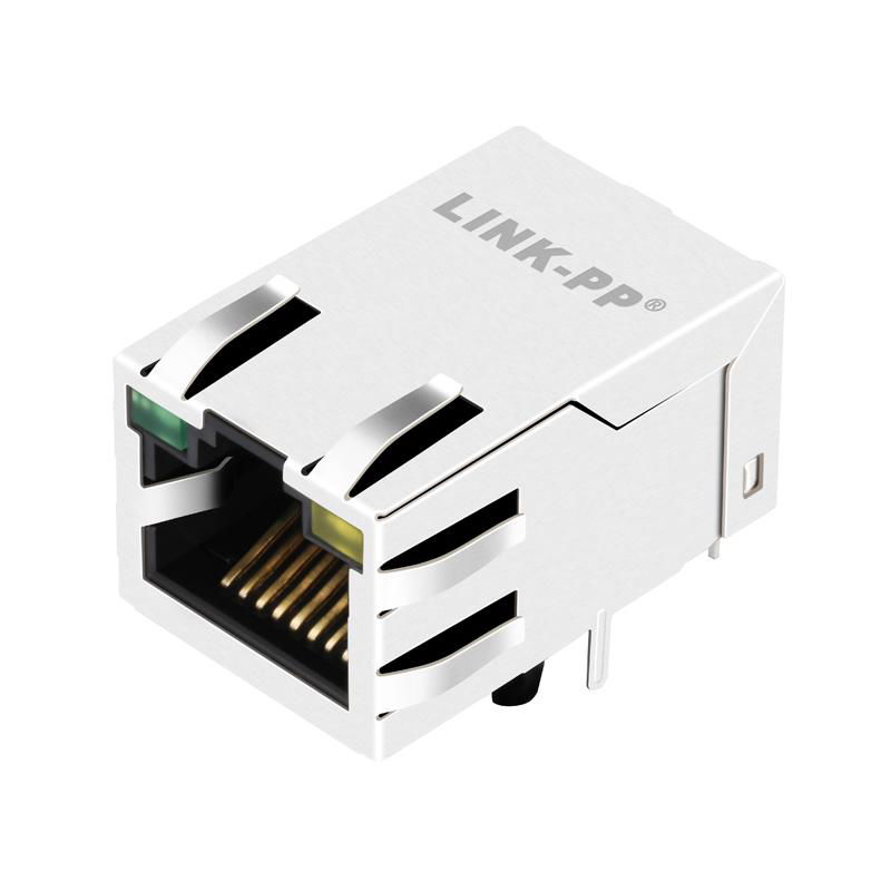 47F-1205GYD2 Single Port RJ45 Connector Price with Integrated Magnetic