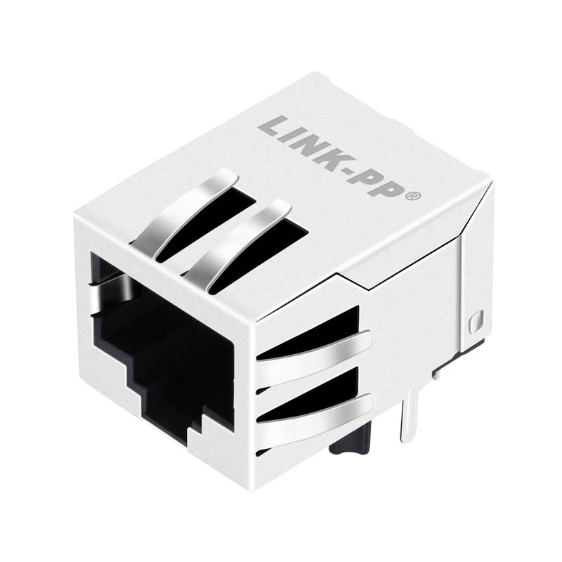 HFJ11-S114ERL 10/100 Base-T RJ45 Shielded Connector with Integrated Magnetics