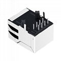 HFJ11-S114ERL 10/100 Base-T RJ45 Shielded Connector with Integrated Magnetics