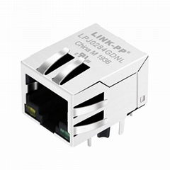 13F-67BYGDD2NL Ethernet RJ45 Plug Integrated Magnetics Connector