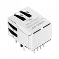 13F-62HGYDP2NL Single Port RJ45 Magnetic Connector With shielded