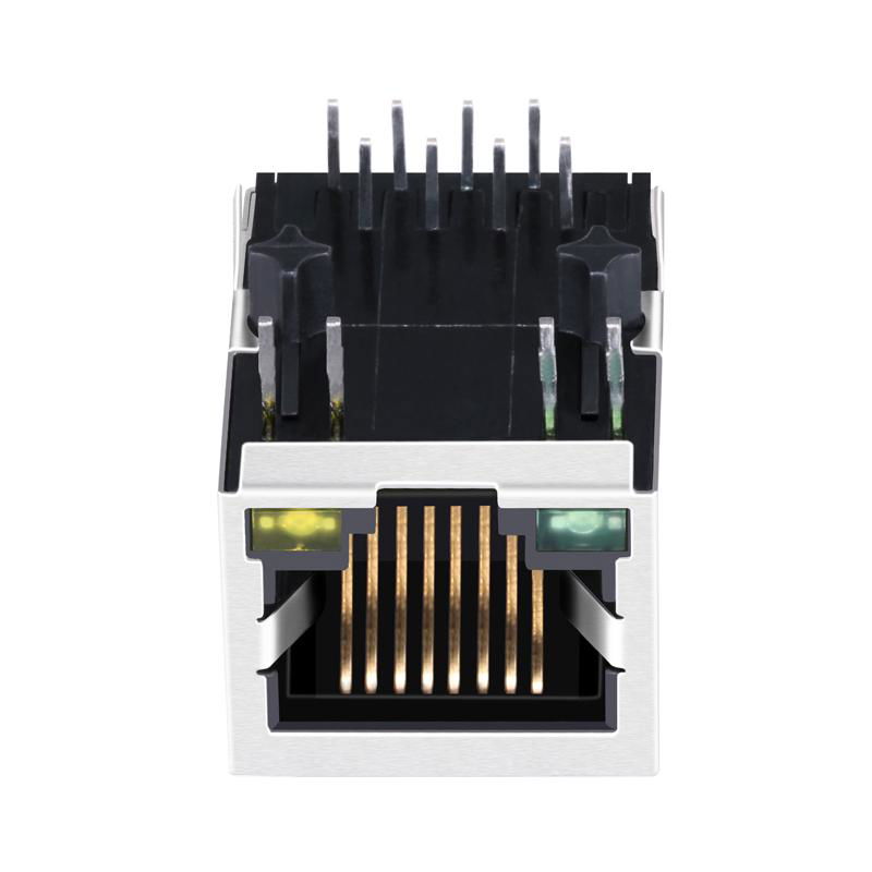 HY911103A 10/100 BASE-T 1 Port RJ45 Jack Module With Low Price 4