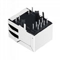 JX0026D21BNL 10/100 Base-T One Port RJ45 Connector with Transformer 4