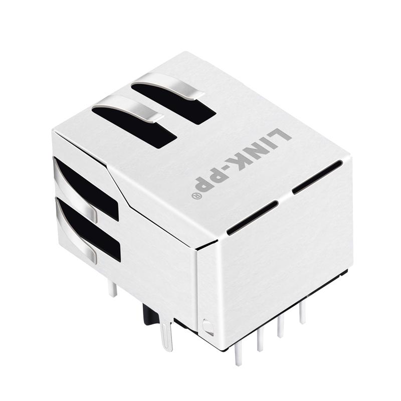 HY911103H 1X1 Ethernet RJ45 Magjack with 10/100 Base-T Magnetics