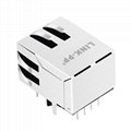 13F-62AGYDS2NL 1 Port 10/100 Base-T RJ45 Jack with Integrated Magnetic