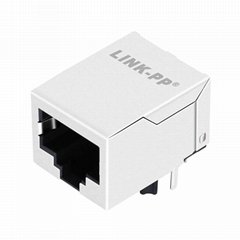 HR901170A 10/100 Base-T 1 Port Shielded RJ45 Connector with Magnetics