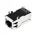 0826-1DX1-32-F RJ45 Connector With Gigabit Integrated Magnetics