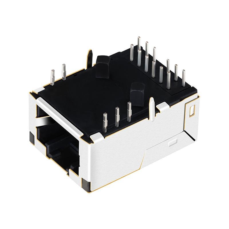 J0G-0003NL Single Port RJ45 Connector with 1000 Base-T Integrated Magnetics 3
