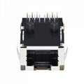 J0G-0001NL Low Profile RJ-45 Connector With Gigabit Integrated Magnetics 2