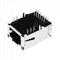 J0G-0001NL Low Profile RJ-45 Connector With Gigabit Integrated Magnetics