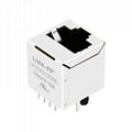 SI-16004-F Vertical RJ45 Connector with Integrated Magnetics ,Without LED 2