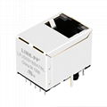 V890-1CX1-46 Vertical RJ45 Ethernet Jacks with 1000 Base-T Integrated Magnetics