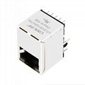 V890-1CX1-46 Vertical RJ45 Ethernet Jacks with 1000 Base-T Integrated Magnetics 2