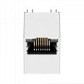 V890-1CX1-46 Vertical RJ45 Ethernet Jacks with 1000 Base-T Integrated Magnetics 4