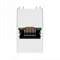 HR871190A | Vertical RJ45 Connector with 1000 Base-T Integrated Magnetics 4