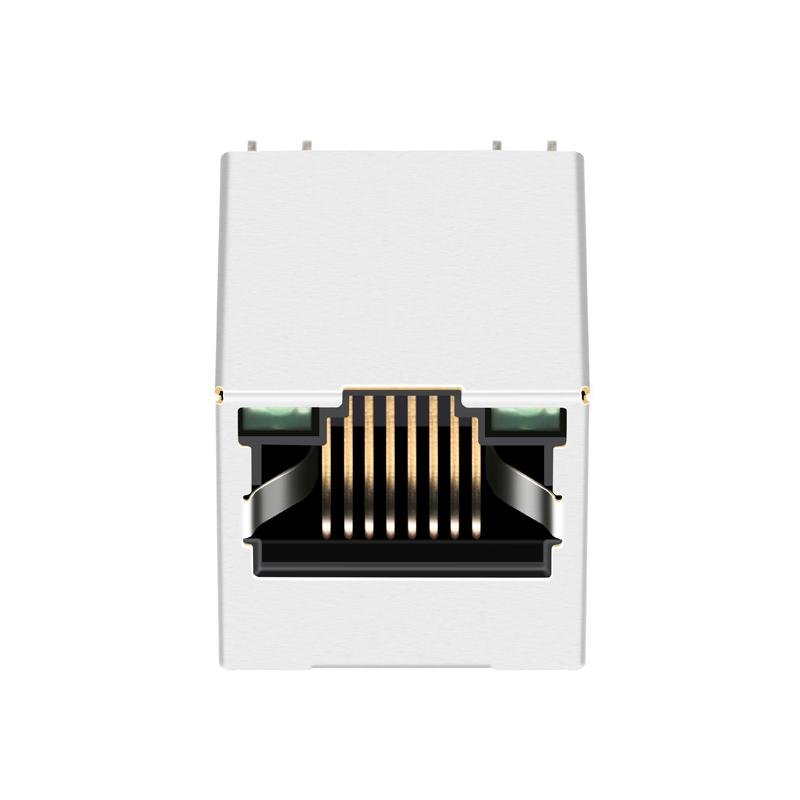 SI-46008-F Vertical RJ45 Connector with 10/100 Base-T Integrated Magnetics 3