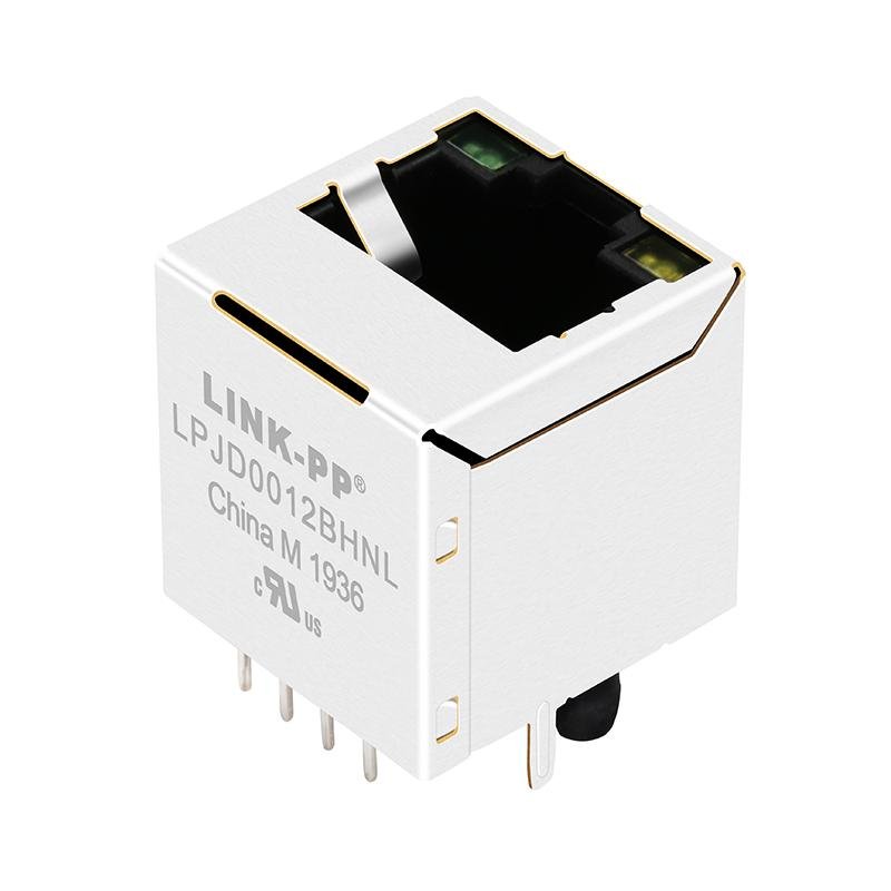J1AT11ZCC2 Pulse Vertical RJ45 Connector with 10/100 Base-T Integrated Magnetics