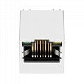 J1AT11ZCC2 Pulse Vertical RJ45 Connector with 10/100 Base-T Integrated Magnetics 3