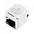 J1AT11ZCC2 Pulse Vertical RJ45 Connector with 10/100 Base-T Integrated Magnetics 4