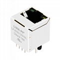 XMV-9813-8812-S0L2T1-B Vertical RJ45 Connector with Integrated Magnetics