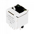 RJ-180A03 Vertical RJ45 Connector with 10/100 Base-T Integrated Magnetics