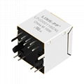 RJ-180A03 Vertical RJ45 Connector with 10/100 Base-T Integrated Magnetics