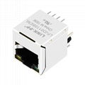 51F-1201GYD2 / 51F-1201GYD2NL Vertical RJ45 Connector With Integrated Magnetics 4