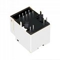 1-1840419-3 10/100 Base-t Single Port Vertical RJ45 Connector With Magnetics