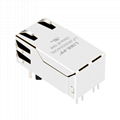 L826-1X1T-06-F | 1 Port 8P8C RJ45 Jacks with 10/100 Base-T Integrated Magnetic 5