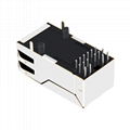 0826-1A1T-23-F | 90° Angle RJ45 MagJack Integrated Magnetics Modular Jacks