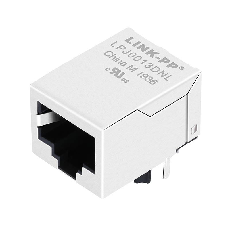 HY901129A 10/100 Base-T Single Port RJ45 Female Socket with Magnetics