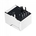 HY901129A 10/100 Base-T Single Port RJ45 Female Socket with Magnetics