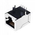 HY901129A 10/100 Base-T Single Port RJ45 Female Socket with Magnetics