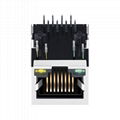 LU1S041X-43-20 LF 1X1 Port Shielded RJ45 Jack Price with  Magnetics