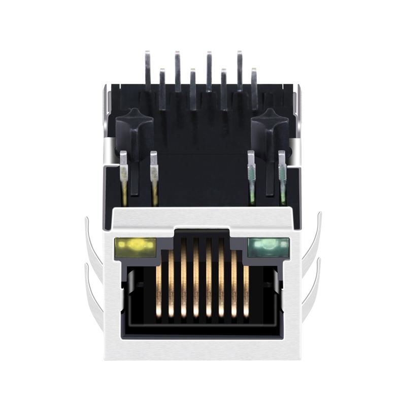 SI-60005-F 10/100 Base-T 1X1 Port Connector RJ45 8P8C Jack 4