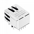 SI-60005-F 10/100 Base-T 1X1 Port Connector RJ45 8P8C Jack