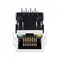 HFJ11-2450E-L21 / HFJ11-2450E-L21RL Single Port 8 Pin RJ45 Connector 1