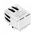 HR911105C / HY911105C 10/100 Base-T 1 Port Shielded RJ45 Female Jack