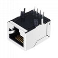 HFJ11-2450E-S1RL 1X1 Port 8P8C RJ45 Modular Jack