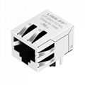 MJ1A-B211-RST001 10/100 Base-T Single Port 8P8C RJ45 Connector with Transformer 1