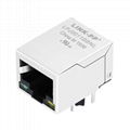 ARJC02-111009D 10/100 Base-T 1X1 Ethernet RJ45 Magjack with Integrated Magnetic 1