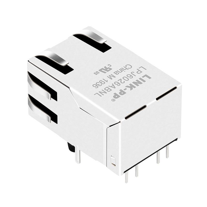 JXR1-0012NL 1X1 Port 10/100 Base-T Magnetics RJ-45 Connector  2