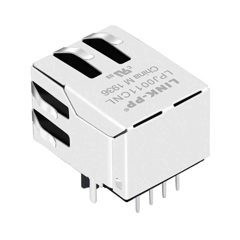 J0011D21NL Single Port RJ45 Connector with 10/100 Base-T Integrated Magnetics 3