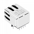 J0011D21NL Single Port RJ45 Connector with 10/100 Base-T Integrated Magnetics 3