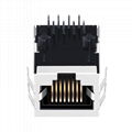 J0011D21NL Single Port RJ45 Connector with 10/100 Base-T Integrated Magnetics