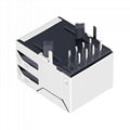 J00-0061NL Single Port Modular Jack RJ45 Connector 5